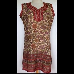 Indian Cotton Tunic nwot